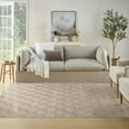 thumbnail image 1 of Nourison Casual 7'10" x 9'10" Taupe Modern Indoor Rug, 1 of 8