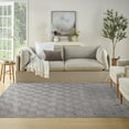 thumbnail image 1 of Nourison Casual 9'2" x 12' Light Grey Modern Indoor Rug, 1 of 8