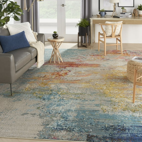 Nourison Celestial 12' x 15' Sealife Modern Indoor Rug