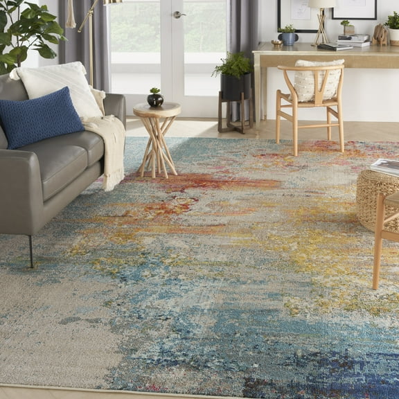 Nourison Celestial 12' x 15' Sealife Modern Indoor Rug