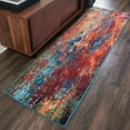 thumbnail image 1 of Nourison Celestial Abstract Atlantic 2'2" x 7'6" Area Rug, (2x8), 1 of 7