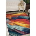 thumbnail image 1 of Nourison Celestial Abstract Burst 5'3" x 7'3" Area Rug, (5x7), 1 of 6
