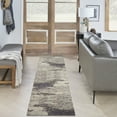 thumbnail image 1 of Nourison Celestial Abstract Ivory/Grey 2'2" x 12' Area Rug, (2x12), 1 of 8