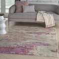 thumbnail image 1 of Nourison Celestial Abstract Ivory/Pink 5'3" x 7'3" Area Rug, (5x7), 1 of 9