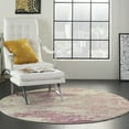 thumbnail image 1 of Nourison Celestial Abstract Ivory/Pink 7'10" x round Area Rug, (8 Round), 1 of 9
