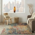thumbnail image 1 of Nourison Celestial Abstract Multicolor 5'3" x 7'3" Area Rug, (5x7), 1 of 9