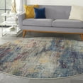 thumbnail image 1 of Nourison Celestial Abstract Multicolor 7'10" x ROUND Area Rug, (8 Round), 1 of 8