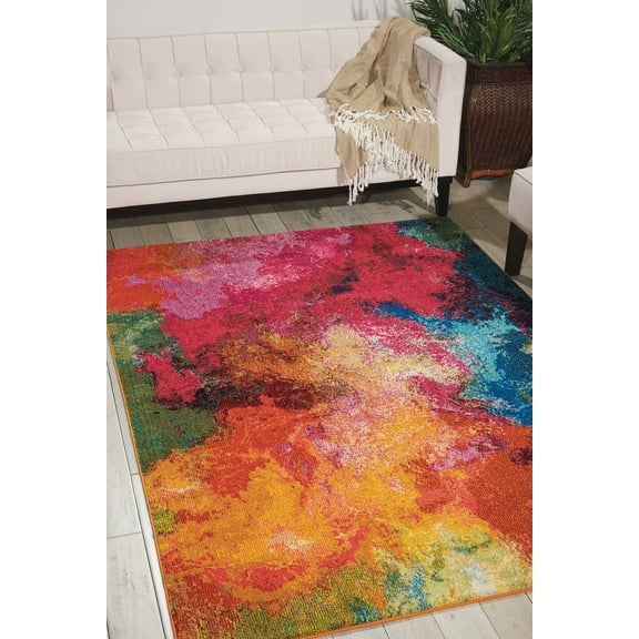 Nourison Celestial Abstract Palette 3'11" x 5'11" Area Rug, (4x6)