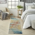 thumbnail image 1 of Nourison Celestial Abstract Sealife 2'2" x 7'6" Area Rug, (2x8), 1 of 9