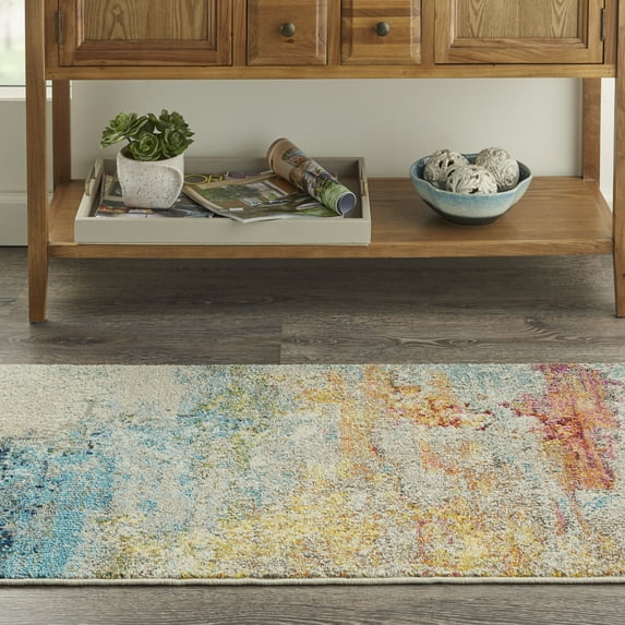 Nourison Celestial Abstract Sealife 3' x 5' Area Rug, (3x5)
