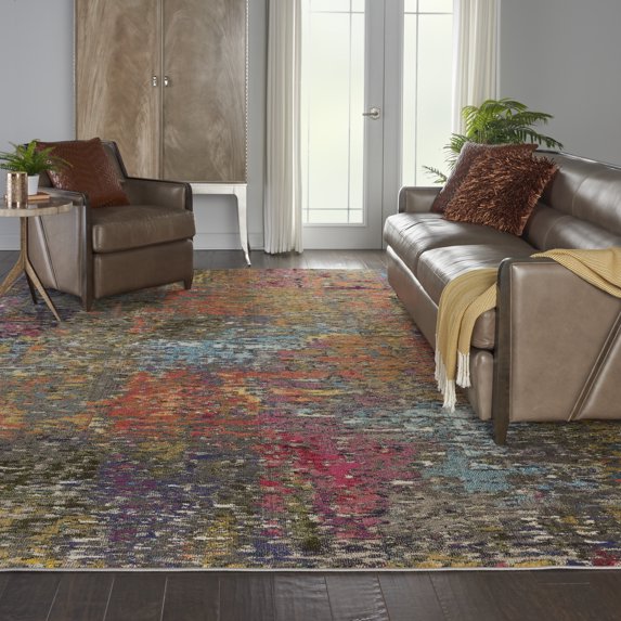 Nourison Celestial Abstract Sunset 9' x 12' Area Rug, (9x12)