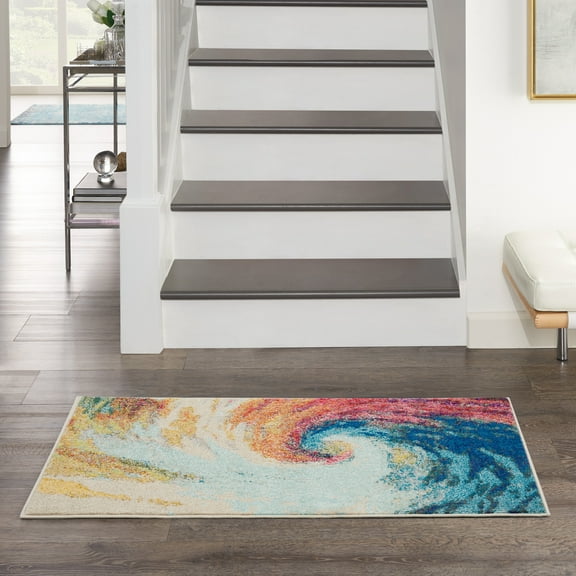 Nourison Celestial Abstract Wave 2'2" x 3'9" Area Rug, (2x4)