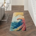 thumbnail image 1 of Nourison Celestial Abstract Wave 2'2" x 7'6" Area Rug, (2x8), 1 of 7