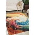 thumbnail image 1 of Nourison Celestial Abstract Wave 5'3" x 7'3" Area Rug, (5x7), 1 of 6