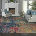 thumbnail image 1 of Nourison Celestial Colorful Abstract Blue/Yellow Area Rug, 1 of 8