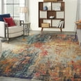 thumbnail image 1 of Nourison Celestial Modern Abstract Multicolor 9' x 12' Area Rug, (9x12), 1 of 8