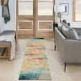 thumbnail image 1 of Nourison Celestial Modern Abstract Sealife 2'2" x 14 Area Rug, (2x14), 1 of 7