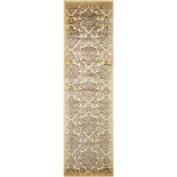 Nourison Chambord Ivory Floral Rug (2'3 x 8')