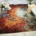 thumbnail image 1 of Nourison Chroma Colorful Abstract Ember Glow 8'6" x 11'6" Area Rug, (9x12), 1 of 6