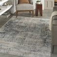 thumbnail image 1 of Nourison Concerto Abstract Blue/Beige 5'3" x 7'3" Area Rug, (5x7), 1 of 9