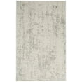 thumbnail image 1 of Nourison Concerto Abstract Cream Grey 3'9" x 5'9" Area Rug, (4x6), 1 of 8
