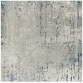 thumbnail image 1 of Nourison Concerto Abstract Ivory Grey Blue 7'10" x Square Area Rug (8 Square), 1 of 9
