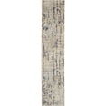 thumbnail image 1 of Nourison Concerto Beige/Grey 2'2" x 12' Area Rug, Abstract, Distressed, Bed Room, Living Room, Dining Room, Kitchen, Easy Cleaning, Non Shedding,, 1 of 7
