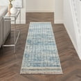 thumbnail image 1 of Nourison Concerto Contemporary Modern Blue Area Rug, 1 of 8