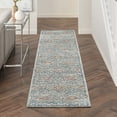 thumbnail image 1 of Nourison Concerto Distressed  Contemporary Blue/Ivory Area Rug, 1 of 8