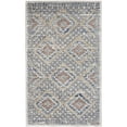 thumbnail image 1 of Nourison Concerto Distressed Contemporary Blue/Ivory Area Rug, 1 of 8