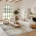 thumbnail image 1 of Nourison Concerto Distressed Ivory Grey Blue 10' x 14' Area Rug (10x14), 1 of 8