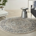 thumbnail image 1 of Nourison Concerto Farmhouse Beige/Grey 4' x round Area Rug, (4 Round), 1 of 8