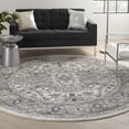 thumbnail image 1 of Nourison Concerto Farmhouse Ivory/Grey 7'10" x round Area Rug, (8 Round), 1 of 8