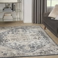 thumbnail image 1 of Nourison Concerto Floral Ivory Blue 3'9" x 5'9" Area Rug, (4x6), 1 of 9