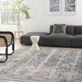 thumbnail image 1 of Nourison Concerto Geometric Contemporary Grey/Multi Area Rug, 1 of 9