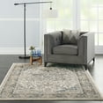 thumbnail image 1 of Nourison Concerto Ivory/Grey 6' x 9' Area Rug, Transitional, Persian, Bed Room, Living Room, Dining Room, Kitchen, Easy Cleaning, Non Shedding,, 1 of 8