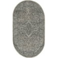 thumbnail image 1 of Nourison Concerto Persian Beige Grey 3' x 5' Oval Area Rug (3x5), 1 of 8