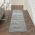 thumbnail image 1 of Nourison Concerto Persian Ivory Blue 2'2" x 10' Area Rug, (2x10), 1 of 8