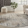 thumbnail image 1 of Nourison Concerto Rustic Beige/Grey 7'10" x round Area Rug, (8 Round), 1 of 8