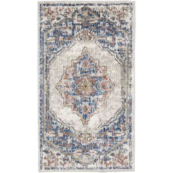 Nourison Concerto Traditional Persian Blue/Grey Area Rug