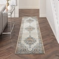 thumbnail image 1 of Nourison Concerto Traditional Persian Grey/Light Blue Area Rug, 1 of 8