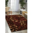 thumbnail image 1 of Nourison Contour Botanical Chocolate 8' x 10'6" Area Rug, (8x11), 1 of 5