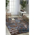 thumbnail image 1 of Nourison Contour Botanical Mocha 7'3" x 9'3" Area Rug, (7x9), 1 of 6