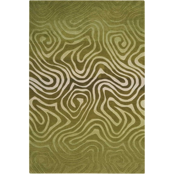 Nourison Contour CON24 Hand-Tufted Polyester Rectangle Rug