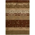 thumbnail image 1 of Nourison Contour Floral Stripe Contemporary Area Rug, 1 of 5