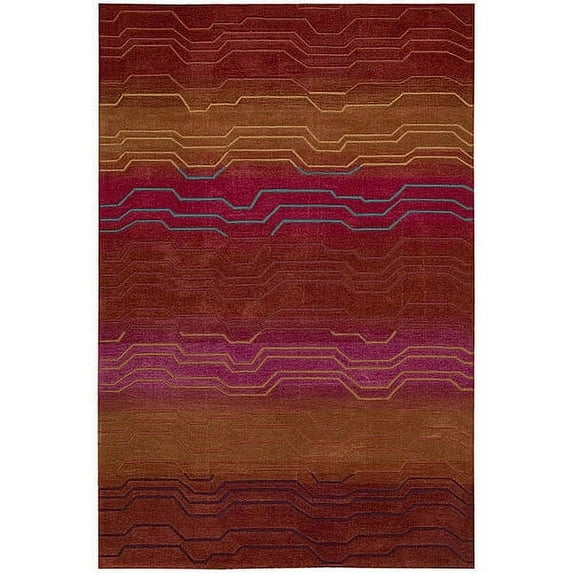 Nourison Contour Sunburst Area Rug CON04 8' x 10'6"