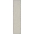 thumbnail image 1 of Nourison Courtyard 10' Runner Ivory Silver Fabric Modern Area Rug (10' Runner), 1 of 9