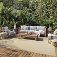 thumbnail image 1 of Nourison Courtyard 10' x 14' Natural Modern Rug, 1 of 11