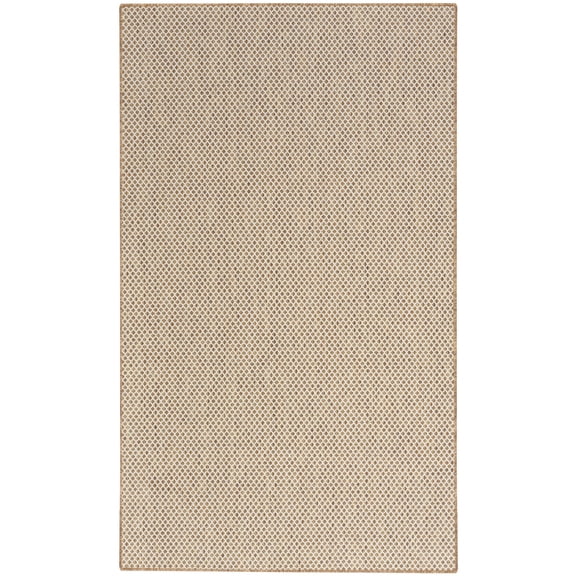Nourison Courtyard Geometric 2' x 3' Jute Ivory Outdoor/Indoor Area Rug