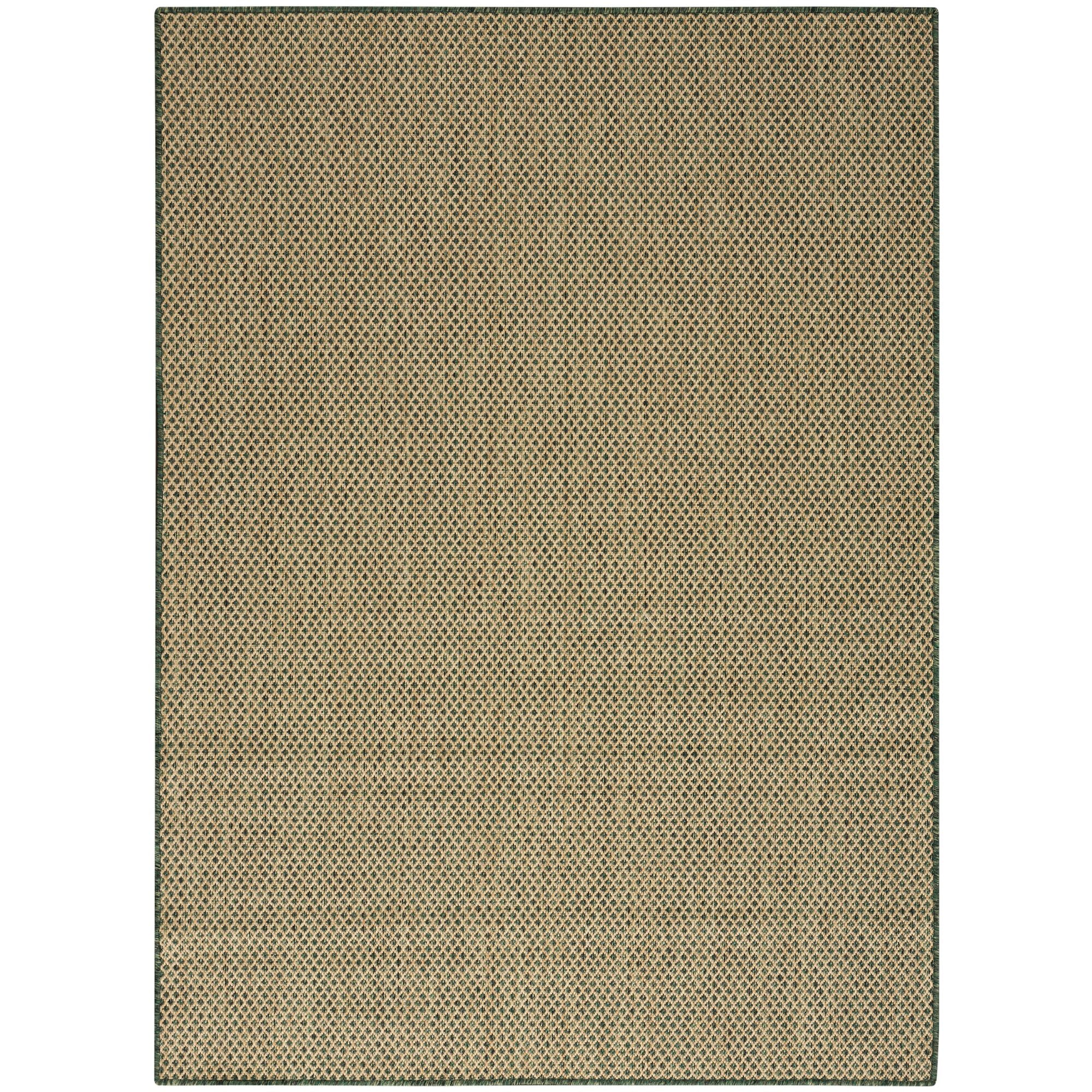 Nourison Courtyard 4' x 6' Green Modern Rug